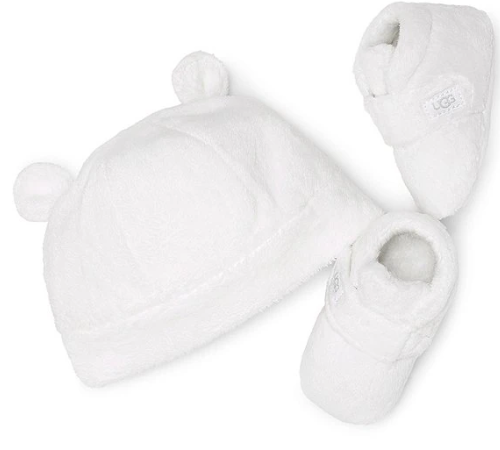 UGG Bixbee And Beanie Crib Shoes Gift Set (Infant)