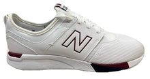 New Balance 247 Big Kids White/Burgundy Sneakers KL247T3G