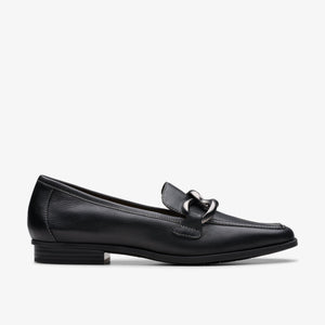 Clarks Sarafyna Iris Women's Slip On Shoes Color Black