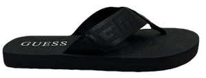 GUESS Black Huller Logo Thongs