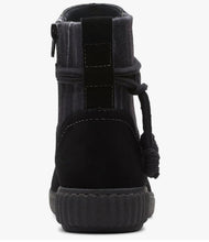 Caroline Lily Women's Slip On Boots Color Black Suede