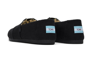 TOMS MENS CLASSIC BLACK ON BLACK CANVAS
