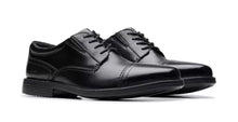 Clarks Clarkslite Cap Black Leather