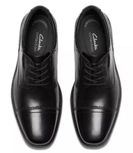 Clarks Clarkslite Cap Black Leather