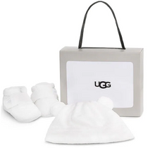 UGG Bixbee And Beanie Crib Shoes Gift Set (Infant)