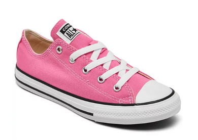 Converse Kids Pink Chuck Taylor All Star Low Top Shoes 3J238