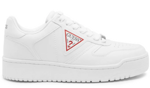 Guess White Low-Top Aveni Sneaker