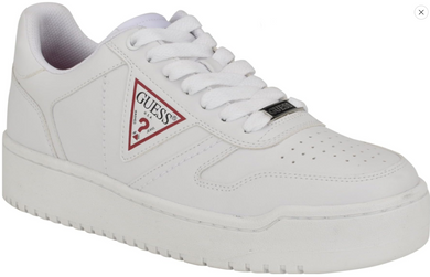 Guess White Low-Top Aveni Sneaker