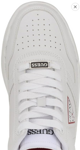 Guess White Low-Top Aveni Sneaker