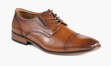 Guess Men's Sulai Cap Toe Oxford Color Dark Natural