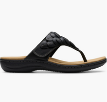 Clarks Women's Laurieann Palm Color Black Leather