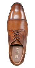 Guess Men's Sulai Cap Toe Oxford Color Dark Natural