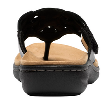 Clarks Women's Laurieann Palm Color Black Leather
