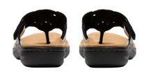 Clarks Women's Laurieann Palm Color Black Leather