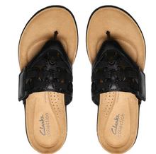 Clarks Women's Laurieann Palm Color Black Leather