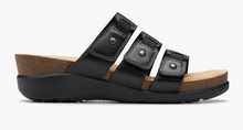 Clarks Women's Calenne Lily Color Black Leather