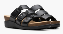 Clarks Women's Calenne Lily Color Black Leather