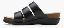 Clarks Women's Calenne Lily Color Black Leather