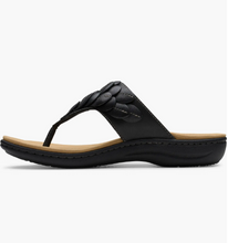 Clarks Women's Laurieann Palm Color Black Leather
