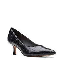 Clarks Violet55 Court Women's Heels Color Black Croc