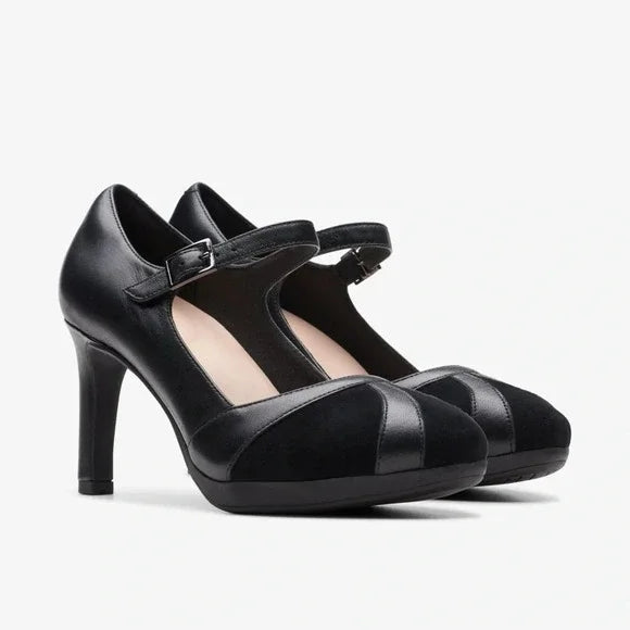 Clarks Ambyr Light Women's Heels Color Black Combi